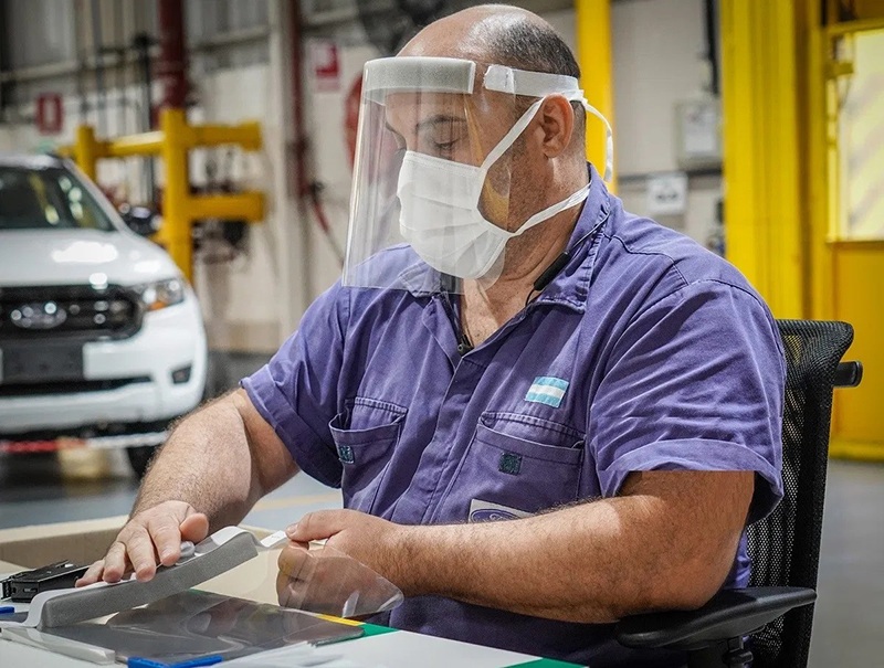 Ford reanudó su producción en planta Pacheco con elevados protocolos de seguridad
